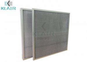 Quality Aluminum Metal Mesh Pleated Air Filters Washable For Kitchen Hood for sale