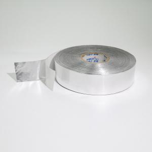 Quality Acrylic Heat Resistant Self Adhesive Aluminium Foil Tape 25M Length Silver Color for sale