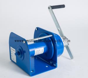 Quality 0.5T Heavy Duty Manual Anchor Winch / Winch Drum Brake With Self Locking Brake for sale