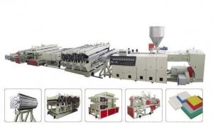 China High speed WPC Furniture Wood Board Double Screw Extruder stable running on sale