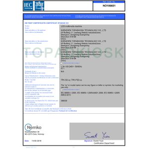 Shenzhen Topadkiosk Technology Co., Ltd. Certifications