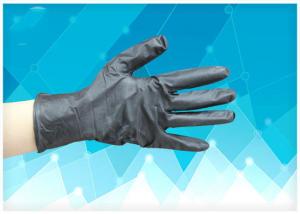 Quality Anti Skid Isposable Plastic Gloves Curved Finger Textured Surface Sterility Maintain for sale