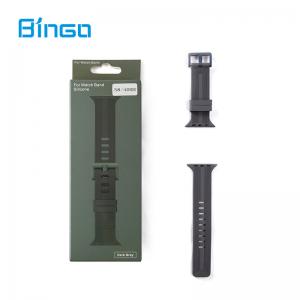 Quality Classic Mens Silicone Watch Straps For Apple Watch Band for sale