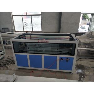 China PVC Swage Pipe / Conduit Pipe Extrusion Line, 20mm To 400mm PVC Plastic Pipes Making Machine on sale