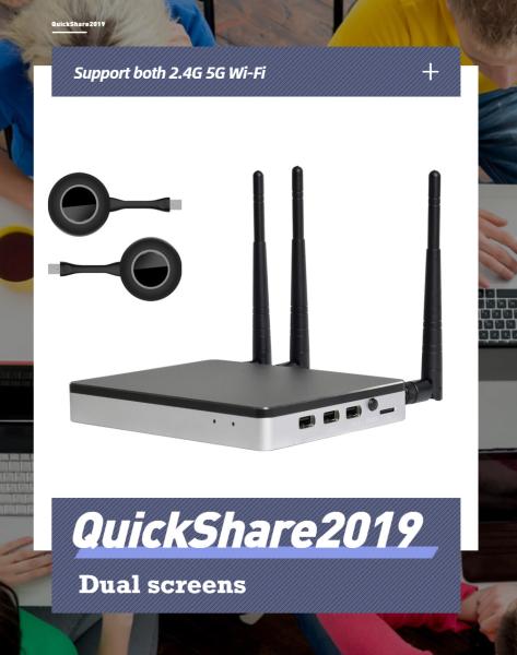 Buy Android7.1 Wireless Presentation Box , UHD Hdmi Transmitter And Receiver at wholesale prices