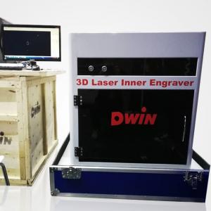 Quality 2D 3D Crystal Engraving Machine , CE 3D Photo Crystal Laser Engraving Machine for sale