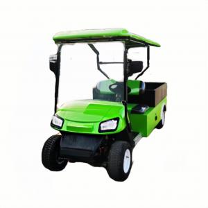 China 72V Green Electric Golf Cart Cargo Box Flatbed Electric Cart 2 Seats on sale
