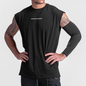 Quality Gym Training Men Workout Tank Top Singlet Cotton Hollow Breathable Vest for sale
