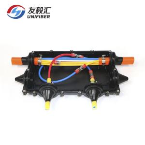 Quality FTTH Air Blown Micro Duct Bulk Fiber Optic Cable Distribution Closure for sale