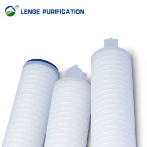 Buy cheap Nylon 66 Pleated Filter Cartridge 5 Inch PP Core With 226 PP Fins from wholesalers