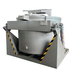 Quality Rotary Metal Melting Induction Furnace 2000kgs For Aluminum Scraps for sale