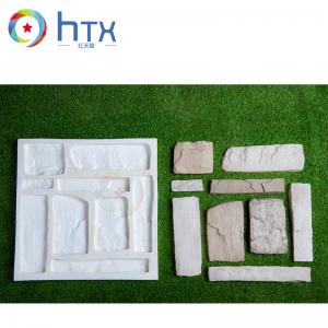 China Artificial Marble Stone Veneer Rubber Molds Wall Panels Stone Silicone Mold on sale