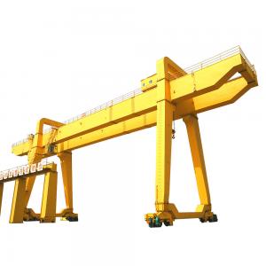 China Span 35m 50 Ton Rmg Double Girder Gantry Crane Rail Mounted Quay Crane on sale