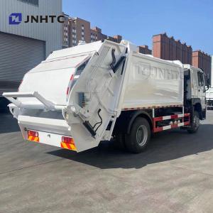China Sinotruck 371HP Garbage Compactor Truck HOWO 4X2 Trash Truck on sale