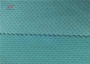 Quality Blue Elastic Sports Mesh Fabric 95% Polyester 5% Spandex For Sportswear for sale