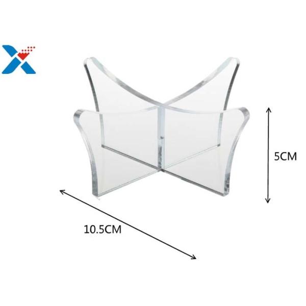 Football / Acrylic Basketball Holder Display , Volleyball Acrylic Sphere Stands