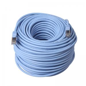 Quality Indoor Ethernet Cat5e Patch Cord 100m FTP STP PVC Jacket with RJ45 Connector for sale