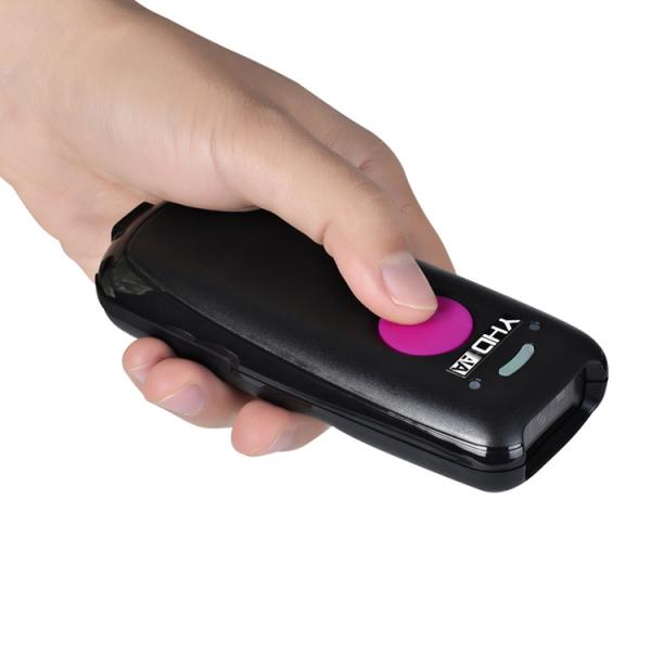 Buy YHD Mini 1D 2D QR Bluetooth Bar Code Reader Portable Image Barcode Scanner Support Screen Reading at wholesale prices