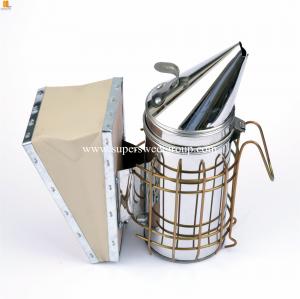 Quality beekeeping supplies stainless steel leather bee smoker drive bees for sale