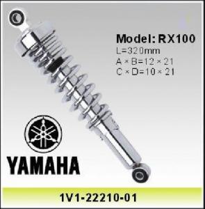 Quality Yamaha RX100 Motorcycle Shock Absorber , Motors Spares Parts Front Fork Chrome Color for sale