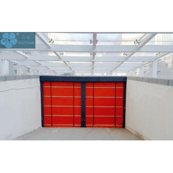 High Speed 1.2mm PVC Window 0.75KW Roller Shutter Doors