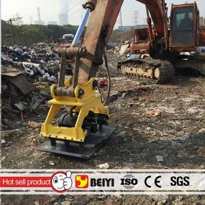 Quality BEIYI BYKC04 excavator mounted hydraulic vibro plate compactor vibrating compactor for sale