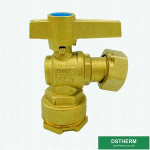 Quality Customized Brass Color Ball Valve Single Union With Check PN25 for sale