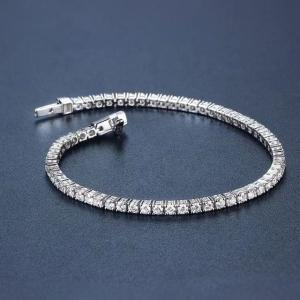 Quality 0.1ct Fancy Lab Grown Diamond Bracelet VS2-VVS1 IGI Certified for sale