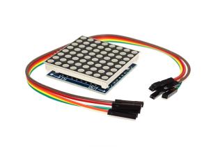 Quality MAX7219 LED Dot Matrix Module , 5V Arduino Matrix Display PCB Board for sale