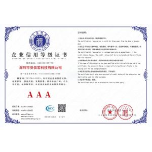 Shenzhen Anxinruo Technology Co., Ltd. Certifications