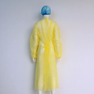 China New Pot Products  LEVEL 1 Single Use Nonwoven Isolation Gown health products on sale