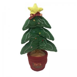 China Dancing Singing Twisting Christmas Tree With Yellow Star on sale