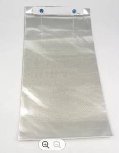 Quality Custom Printed Wicketed Poly Bags Recycle Clear Polythene Food Bags for sale
