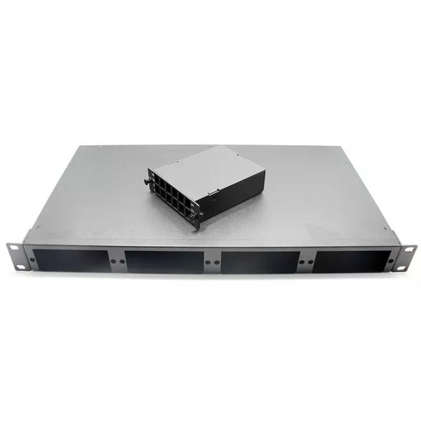 FHD Rack Mount Fiber Enclosure High Density 1U 96 Ports