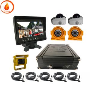 Quality VGA Vehicle Camera Monitoring System hemispherical 5 Way Truck DVR Recorder for sale