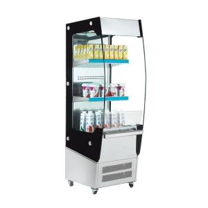 Ventilated Cooling Open Air Display Cooler 180L open deck display fridge Grab & Go Display Refrigerator