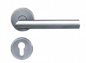Quality European Fire Rated Door Lever Handle Solid Stainless Steel 304 For Interior Door for sale