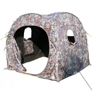 Quality 190T Polyester Quick Open Hunting Tents With 1 - 2 Doors Single Layer Structure for sale