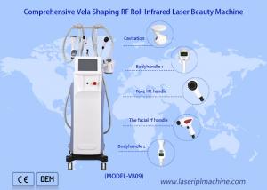 Quality Professional 640nm Cavitation Machine Body Slimming Vela Infrared Laser Rf Roll Shaper 90kpa for sale