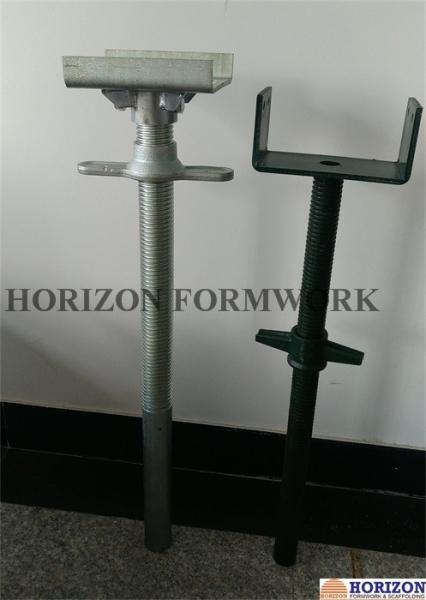 Buy Painted Scaffold Screw Jack Base and Jack Head Jack with BS1139 Standard at wholesale prices