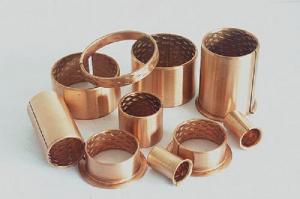 China Bronze Self Lubricating Bearing For Building Machinery High Density Good Load Capacity on sale