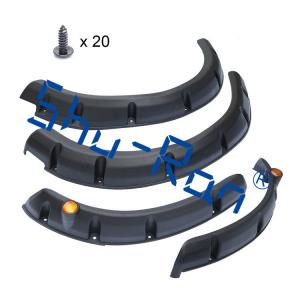 China Black Plastic Golf Cart Rear and Front Fender Flares for EZGO RXV on sale