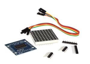 Quality MAX7219 Dot Matrix Module Arduino Sensor Module For Microcontroller DIY KIT for sale