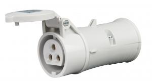 Quality Low Voltage Industrial Socket Outlet Connector 40 - 50V Rated Voltage for sale