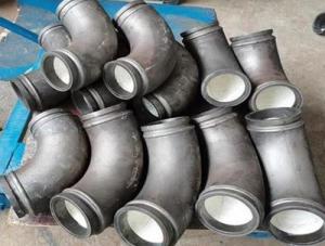 Quality Customaztion Concrete Pump Pipeline Accessories Arc Shaped Ceramic Design for sale
