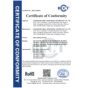 GUANGDONG XWELL TECHNOLOGY CO., LTD. Certifications