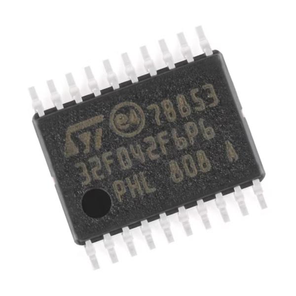 Buy Integrated circuit ARM MCU STM32F042F6P6 STM32F042 STM32F TSSOP-20 microcontroller One-stop BOM list service at wholesale prices