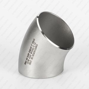 Buy cheap 304 316 Stainless Steel 45 Degree Elbow Butt Weld Supplier from wholesalers
