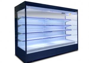 Quality Customized Drinks Open Display Refrigerator R404a Vegetable And Fruits Cooler for sale