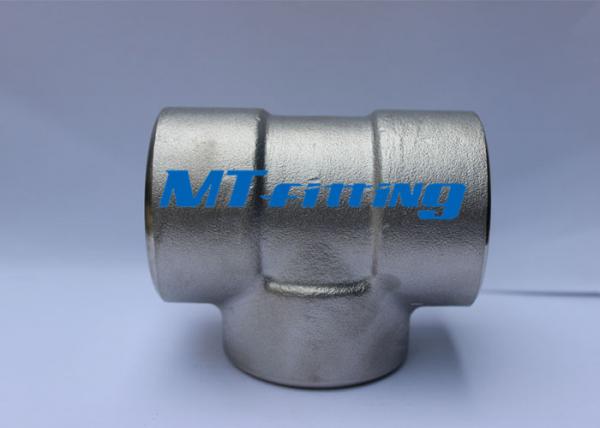 Buy ASME B16.11 F317L Stainless Steel Socket Welded Tee 3000LBS For Connection at wholesale prices